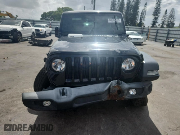 2021 Jeep Wrangler Unlimited Sport S z VIN 1C4HJXDG4MW512119, wystawiony jako Copart lot #60683155 z przebiegiem 44 578 mil mil oraz Szkoda całkowita • Salvage title. Historia ofert i sprzedaży dostępna na DreamBid. Obrazek 5.