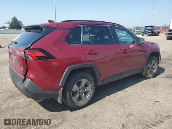 2023 Toyota RAV4 XLE with VIN 2T3P1RFV2PW396215, listed as a Copart auction lot 63398445 with 43,679 mi miles and Salvage title. Bid and sale history available at DreamBid. Image 3.