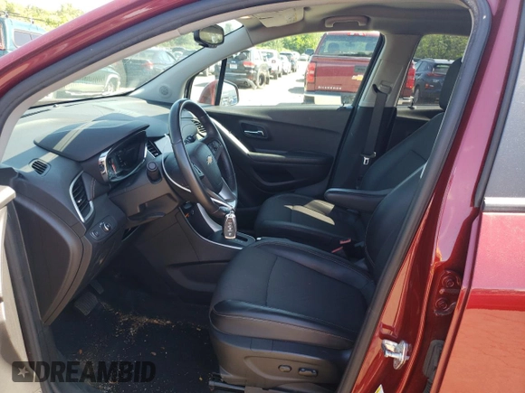 2022 Chevrolet Trax LT with VIN KL7CJPSM1NB564493, listed as a Copart auction lot 57757815 with 17,750 mi miles and Salvage title. Bid and sale history available at DreamBid. Image 7.
