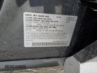2018 Audi Q5 Premium Plus z VIN WA1BNAFY9J2222324, wystawiony jako Copart lot #55425265 z przebiegiem 46 411 mil mil oraz Szkody całkowita. Historia ofert i sprzedaży dostępna na DreamBid. Obrazek 13.