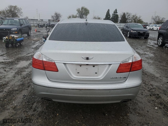 2009 Hyundai Genesis with VIN KMHGC46F89U059114, listed as a Copart auction lot 48783075 with 108,773 mi miles and Salvage Title. Bid and sale history available at carsss.com. Image 6.