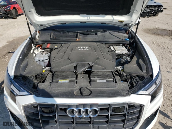 2022 Audi Q8 Premium Plus with VIN WA1BVBF16ND017319, listed as a Copart auction lot 79760844 with 15,157 mi miles and Salvage Title. Bid and sale history available at carsss.com. Image 12.