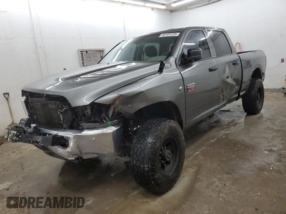 2012 Ram 2500 ST with VIN 3C6UD5CL5CG335349, listed as a Copart auction lot 45101225 with 303,559 mi miles and Salvage Title. Bid and sale history available at carsss.com. Image 1.