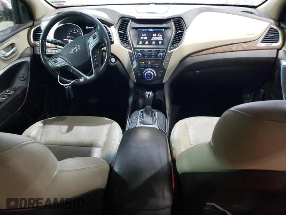 2018 Hyundai Santa Fe 2.4L with VIN 5XYZU3LB4JG505948, listed as a Copart auction lot 51643225 with 105,414 mi miles and Salvage title. Bid and sale history available at DreamBid. Image 8.