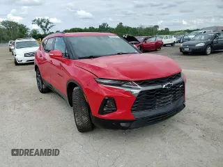 2020 Chevrolet Blazer RS z VIN 3GNKBKRS8LS573512, wystawiony jako Copart lot #58736815 z przebiegiem Nie podano mil oraz Szkoda całkowita • Salvage title. Historia ofert i sprzedaży dostępna na DreamBid. Obrazek 14.