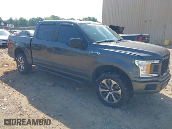 2019 Ford F-150 XL with VIN 1FTEW1C50KKE12234, listed as a IAAI auction lot 42197824 with 130,738 mi miles and . Bid and sale history available at DreamBid. Image 1.