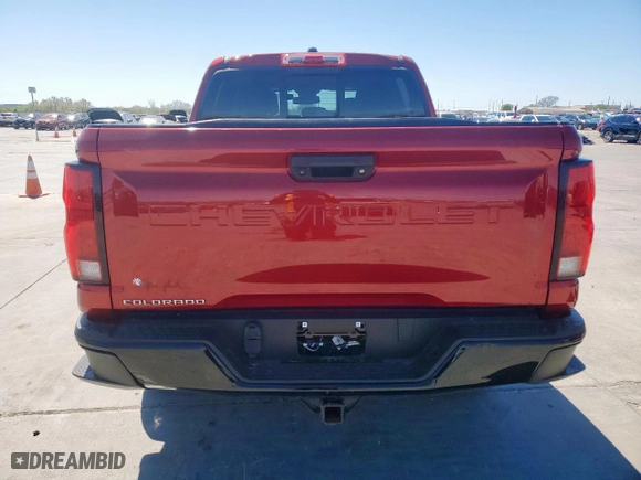 2023 Chevrolet Colorado 4WD Z71 with VIN 1GCPTDEK3P1187987, listed as a Copart auction lot 49157495 with 0 mi miles and Salvage Title. Bid and sale history available at carsss.com. Image 6.