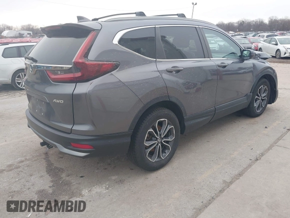 2020 Honda CR-V EX with VIN 5J6RW2H54LL009279, listed as a IAAI auction lot 41750865 with 69,969 mi miles. Bid and sale history available at carsss.com. Image 4.