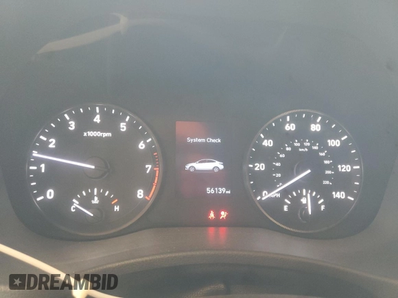 2019 Hyundai Accent Limited with VIN 3KPC34A32KE059601, listed as a Copart auction lot 74581894 with 56,139 mi miles and Salvage Title. Bid and sale history available at carsss.com. Image 9.