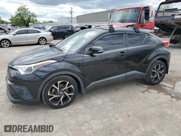 2018 Toyota C-HR XLE with VIN NMTKHMBX8JR001705, listed as a Copart auction lot 57764705 with 92,847 mi miles and Salvage title. Bid and sale history available at DreamBid. Image 1.
