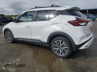 2021 Nissan Kicks SR with VIN 3N1CP5DV4ML489686, listed as a Copart auction lot 49098215 with 50,881 mi miles and Salvage Title. Bid and sale history available at carsss.com. Image 2.