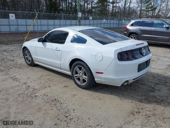 2014 Ford Mustang V6 with VIN 1ZVBP8AM8E5326253, listed as a IAAI auction lot 41399915 with 107,385 mi miles. Bid and sale history available at carsss.com. Image 3.
