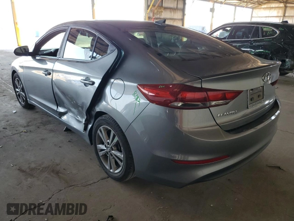 2018 Hyundai Elantra SEL with VIN 5NPD84LF4JH268510, listed as a Copart auction lot 53891015 with 117,827 mi miles and Salvage Title. Bid and sale history available at DreamBid. Image 2.