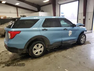 2022 Ford Police Interceptor Utility z VIN 1FM5K8AW1NNA09765, wystawiony jako Copart lot #71442844 z przebiegiem Nie podano mil oraz Szkoda całkowita • Salvage title. Historia ofert i sprzedaży dostępna na DreamBid. Obrazek 3.