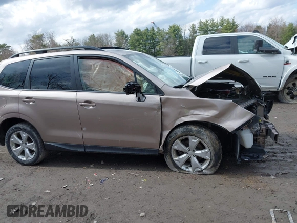 2015 Subaru Forester 2.5i Premium with VIN JF2SJADC9FH586208, listed as a IAAI auction lot 41929248 with 55,540 mi miles. Bid and sale history available at carsss.com. Image 13.