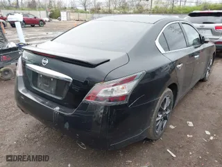 2014 Nissan Maxima 3.5 S with VIN 1N4AA5AP2EC468382, listed as a IAAI auction lot 41951092 with 153,614 mi miles. Bid and sale history available at carsss.com. Image 4.