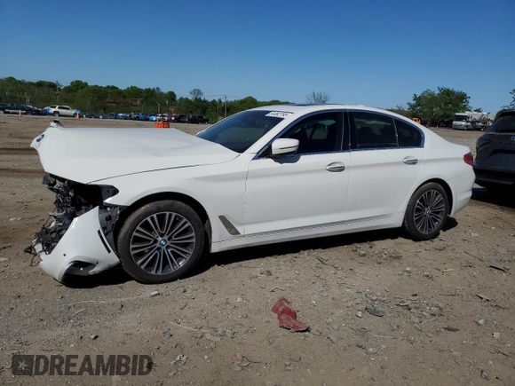 2018 BMW 5 Series 530i xDrive with VIN WBAJA7C55JG907740, listed as a Copart auction lot 54492795 with 72,926 mi miles and Clean Title. Bid and sale history available at carsss.com. Image 1.