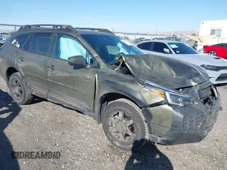 2025 Subaru Outback Wilderness с VIN 4S4BTGUD0S3174993, выставлен на аукционе IAAI как лот 41850112 с пробегом 8 367 миль миль и . История ставок и продаж доступна на DreamBid. Изображение 1.