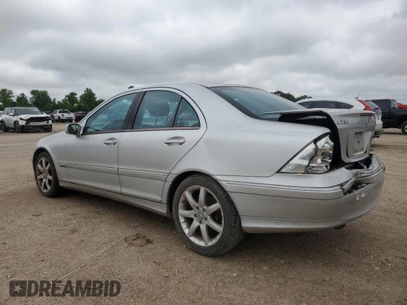 2004 Mercedes-Benz C 230 Kompressor with VIN WDBRF40J84F452074, listed as a Copart auction lot 56025015 with Not provided miles and Salvage title. Bid and sale history available at DreamBid. Image 2.