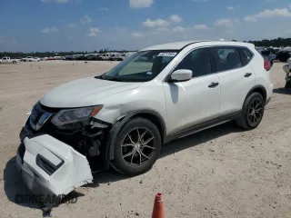 2017 Nissan Rogue SV with VIN KNMAT2MV7HP548402, listed as a Copart auction lot 53717045 with 146,650 mi miles and Salvage title. Bid and sale history available at DreamBid. Image 1.