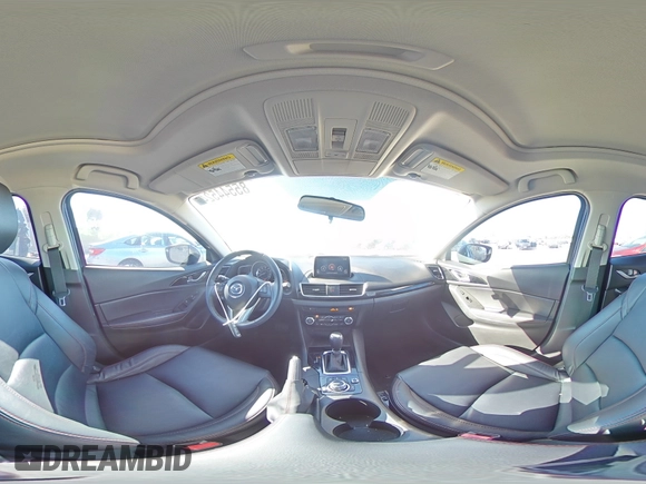 2015 Mazda 3 i Grand Touring with VIN JM1BM1W77F1260745, listed as a Copart auction lot 85544524 with 116,303 mi miles and Salvage title. Bid and sale history available at DreamBid. Image 12.