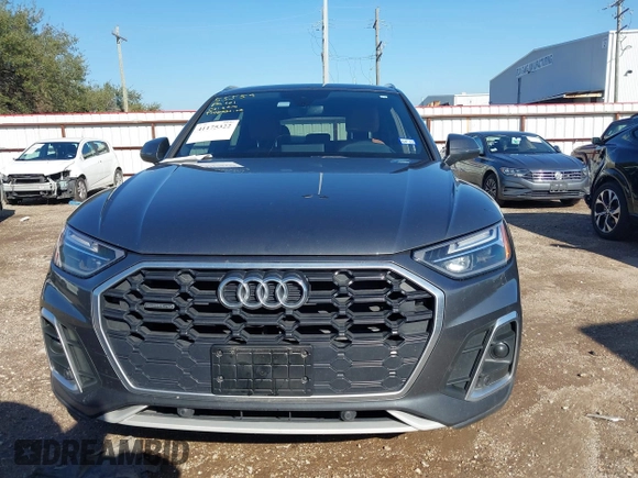 2022 Audi Q5 S line Premium with VIN WA1GAAFY5N2094705, listed as a IAAI auction lot 41175322 with 53,969 mi miles and . Bid and sale history available at DreamBid. Image 12.
