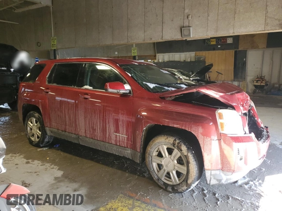 2014 GMC Terrain SLE with VIN 2GKFLVEKXE6180504, listed as a Copart auction lot 45851115 with 118,552 mi miles and Salvage Title. Bid and sale history available at carsss.com. Image 4.