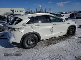 2020 Infiniti QX50 Luxe with VIN 3PCAJ5M33LF114454, listed as a Copart auction lot 42138825 with 83,663 mi miles and Non repairable. Bid and sale history available at DreamBid. Image 3.