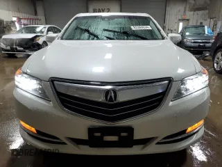2014 Acura RLX Tech Pkg with VIN JH4KC1F58EC007386, listed as a Copart auction lot 85366634 with 124,832 mi miles and Salvage Title. Bid and sale history available at carsss.com. Image 5.