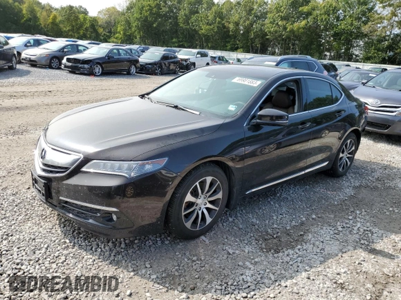 2015 Acura TLX Tech with VIN 19UUB1F59FA001849, listed as a Copart auction lot 69981883 with 59,992 mi miles. Bid and sale history available at carsss.com. Image 1.