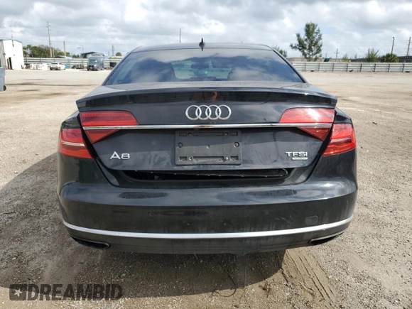 2015 Audi A8 4.0T with VIN WAUJ2AFD5FN013267, listed as a Copart auction lot 39065654 with 64,541 mi miles and . Bid and sale history available at DreamBid. Image 6.
