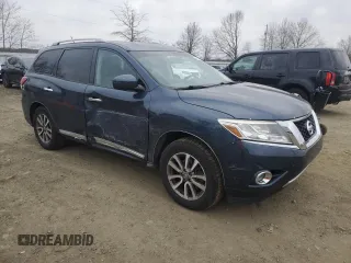 2013 Nissan Pathfinder S with VIN 5N1AR2MM3DC627410, listed as a Copart auction lot 45336585 with 143,732 mi miles and Salvage Title. Bid and sale history available at carsss.com. Image 4.