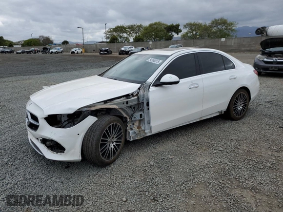 2023 Mercedes-Benz C 300 с VIN W1KAF4GB0PR118319, выставлен на аукционе Copart как лот 54358015 с пробегом Не указан миль и Списание • Salvage title. История ставок и продаж доступна на DreamBid. Изображение 1.