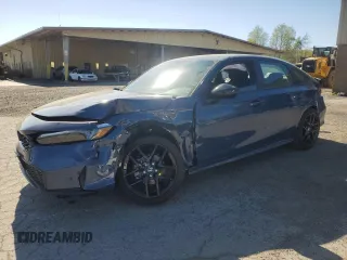 2025 Honda Civic Sport with VIN 2HGFE2F54SH519305, listed as a Copart auction lot 54912895 with 6,146 mi miles and Salvage title. Bid and sale history available at DreamBid. Image 1.