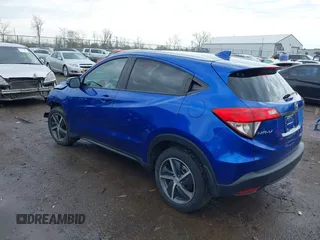 2022 Honda HR-V EX with VIN 3CZRU6H53NM773008, listed as a IAAI auction lot 41904292 with 24,703 mi miles. Bid and sale history available at carsss.com. Image 3.