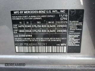 2011 Mercedes-Benz GL-Class GL 450 with VIN 4JGBF7BE6BA678091, listed as a Copart auction lot 69116404 with 176,870 mi miles and Clean Title. Bid and sale history available at carsss.com. Image 13.