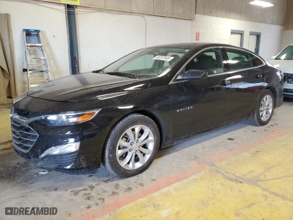 2022 Chevrolet Malibu LT with VIN 1G1ZD5ST9NF118769, listed as a Copart auction lot 45207645 with 34,748 mi miles and Salvage Title. Bid and sale history available at carsss.com. Image 1.