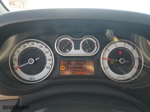 2014 FIAT 500L Lounge with VIN ZFBCFACH4EZ012256, listed as a Copart auction lot 52956725 with 114,014 mi miles and Salvage Title. Bid and sale history available at carsss.com. Image 9.