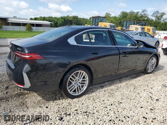 2024 BMW 5 Series 530i xDrive with VIN WBA53FJ04RCP78924, listed as a Copart auction lot 60142525 with Not provided miles and Non repairable. Bid and sale history available at DreamBid. Image 3.