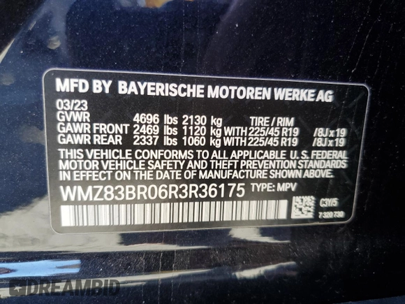 2024 MINI Countryman Cooper S with VIN WMZ83BR06R3R36175, listed as a Copart auction lot 89084285 with 0 mi miles and Salvage Title. Bid and sale history available at carsss.com. Image 12.