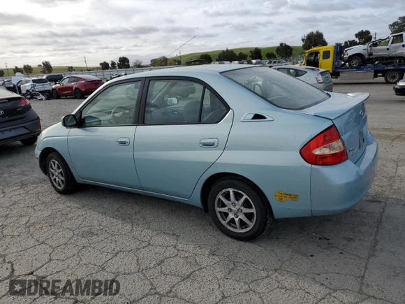 2002 Toyota Prius with VIN JT2BK18U920056546, listed as a Copart auction lot 52028115 with 61,864 mi miles and Salvage Title. Bid and sale history available at DreamBid. Image 2.