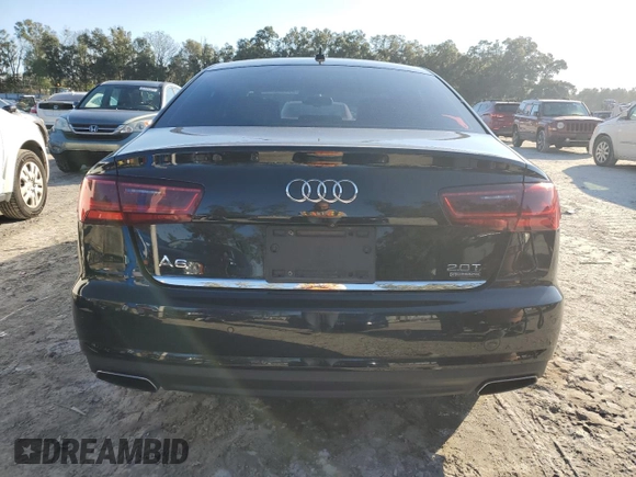 2016 Audi A6 2.0T Premium with VIN WAUFFAFC6GN057751, listed as a Copart auction lot 86647374 with 83,528 mi miles and Salvage Title. Bid and sale history available at carsss.com. Image 6.