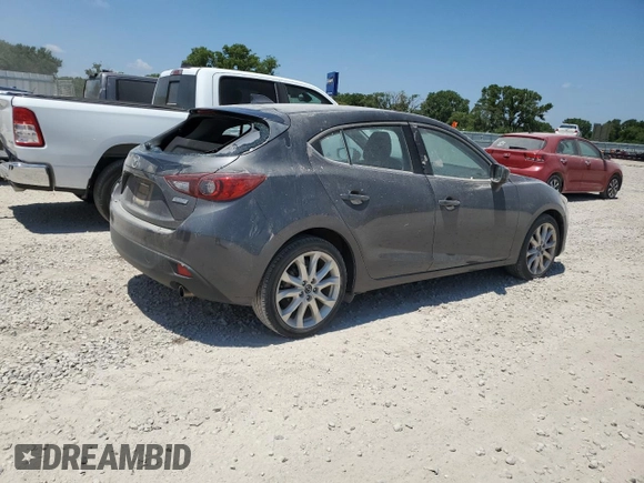 2015 Mazda 3 S Touring with VIN JM1BM1L3XF1230320, listed as a Copart auction lot 63292425 with 125,942 mi miles and Salvage title. Bid and sale history available at DreamBid. Image 3.