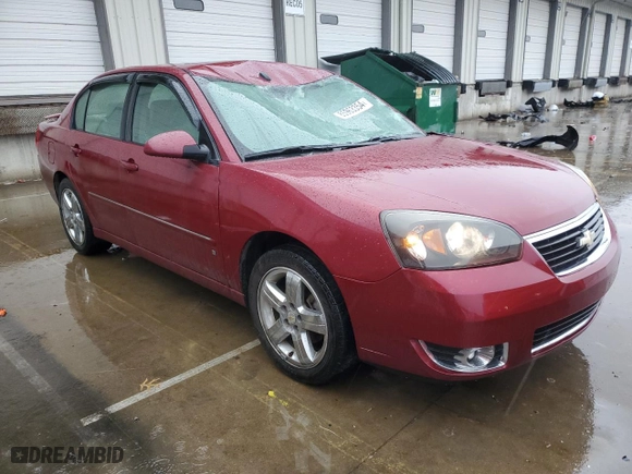 2007 Chevrolet Malibu LTZ with VIN 1G1ZU57N37F201630, listed as a Copart auction lot 85963354 with 186,049 mi miles and Salvage Title. Bid and sale history available at carsss.com. Image 4.