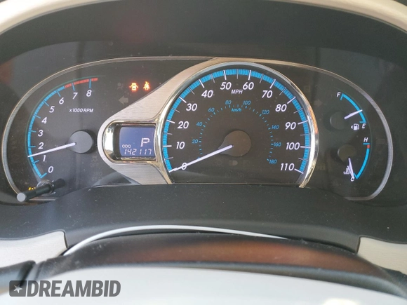 2011 Toyota Sienna XLE AAS with VIN 5TDYK3DC1BS170855, listed as a Copart auction lot 86829904 with 142,117 mi miles and Salvage Title. Bid and sale history available at carsss.com. Image 9.