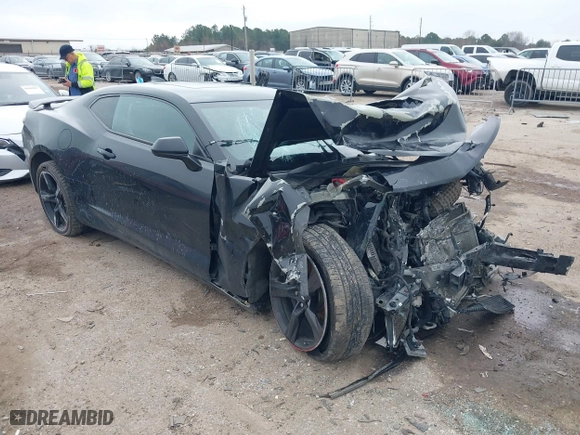 2019 Chevrolet Camaro 1SS with VIN 1G1FF1R70K0159224, listed as a IAAI auction lot 41650633 with 1 mi miles. Bid and sale history available at carsss.com. Image 1.