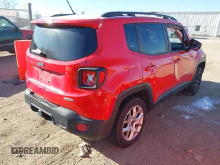 2015 Jeep Renegade Latitude with VIN ZACCJBBT0FPB72766, listed as a IAAI auction lot 41260398 with 126,270 mi miles and . Bid and sale history available at DreamBid. Image 4.