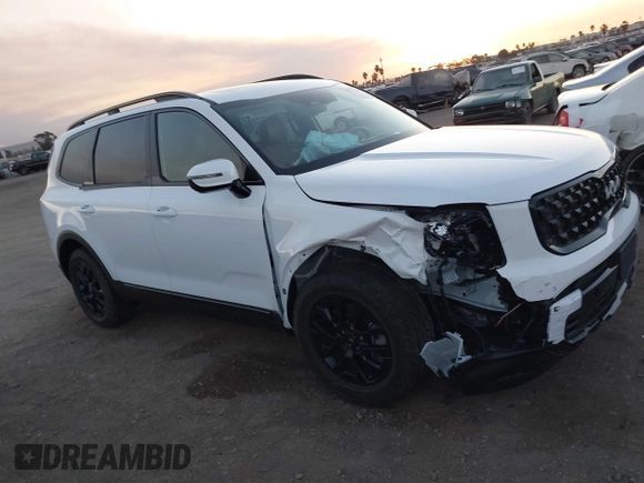 2024 Kia Telluride SX Prestige X-Pro with VIN 5XYP5DGC5RG481698, listed as a IAAI auction lot 41413220 with 9,049 mi miles and . Bid and sale history available at DreamBid. Image 13.