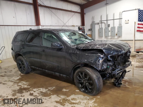 2020 Dodge Durango SXT Plus with VIN 1C4RDJAG8LC411534, listed as a Copart auction lot 44941505 with 56,203 mi miles and Salvage Title. Bid and sale history available at DreamBid. Image 4.