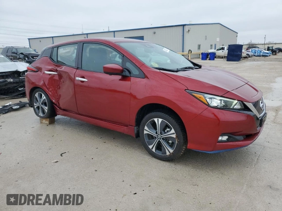 2022 Nissan LEAF SV Plus with VIN 1N4BZ1CV9NC562518, listed as a Copart auction lot 44903875 with 33,371 mi miles and Salvage Title. Bid and sale history available at DreamBid. Image 4.